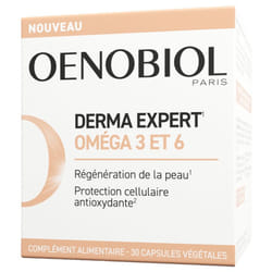 Oenobiol Derma Expert Oméga 3 et 6 30 Capsules
