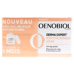 Oenobiol Derma Expert Acide Hyaluronique 420 mg Lot de 2 x 30 Gélules