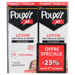 Pouxit XF Anti-Poux et Lentes Lotion Lot de 2 x 200 ml Offre Spéciale