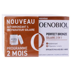 Oenobiol Perfect Bronze Solaire 2en1 Lot de 2 x 30 Capsules