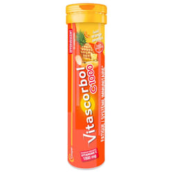 Vitascorbol C1000 15 Comprimés Effervescents - Goût : Orange/Ananas