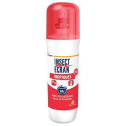 Insect Ecran Anti-Moustiques Spray Répulsif Peau Spécial Tropiques 75 ml
