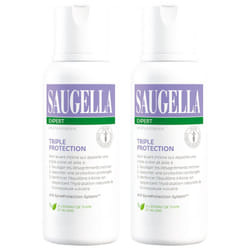 Saugella Expert Triple Protection Soin Lavant Intime Inconforts Lot de 2 x 250 ml
