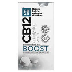 CB12 Boost White Eucalyptus 10 Gommes à Mâcher