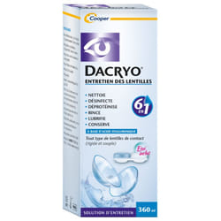 Dacryo Entretien des Lentilles 360 ml