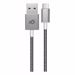 Carrefour 3615008735846, 1 m, USB A, USB C, USB 2.0, Noir
