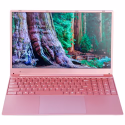 PC Portable windows 11 Ultrabook 15.6 Pouces 8GB+512GB Intel 2.5GHz Rose YONIS
