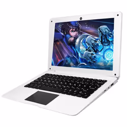 Netbook 10.1 Pouces Android 7.1 Quad Core Ordinateur Pas Cher HDMI 2 + 32 Go Blanc YONIS