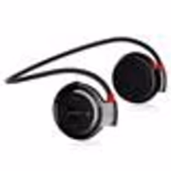 Casque Bluetooth Écouteurs Sans Fil Fm Autonomie 10 Heures Batterie Lithium Noir + SD 4Go YONIS