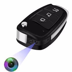 Clé de Voiture Caméra Espion HD 1080p Capteur Mouvement Vision IR + SD 4Go YONIS