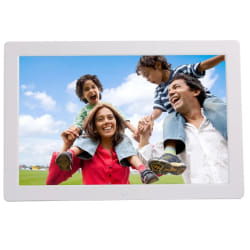 YONIS Cadre Photo Numérique LED 15 pouces - Blanc