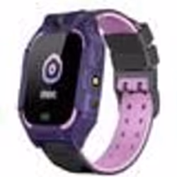 Montre Connectée Enfant Caméra Géolocalisation SOS Jeux Violet YONIS