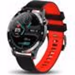 Montre Connecté Sport 15 Tension Pression Cardio Podomètre Sommeil Rouge YONIS