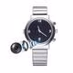 Montre Caméra Espion HD 1080p Vision de Nuit Détection Mouvement ROM 32 Go Argent YONIS