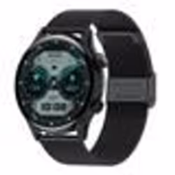 Montre Connectée Sport Bracelet Acier Cardio Sommeil Calories Musique Android iOS IP68 Noir YONIS