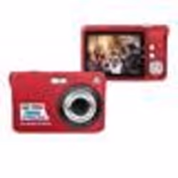 Appareil Photo Numérique Portable 18MP Zoom 8x + SD 8Go Rouge YONIS
