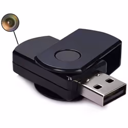Clé USB Caméra Espion HD Surveillance Photo et Vidéo Audio Intégré 32 Go + SD 8Go YONIS