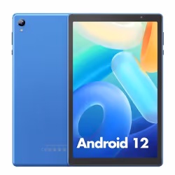 Tablette Android 12 Quad Core 10 pouces WiFi Bluetooth 2GB + 32GB + SD 128Go Bleu YONIS