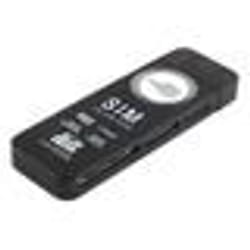 Lecteur Carte Universel USB Support SD MMC SIM Micro SD Portable Noir YONIS