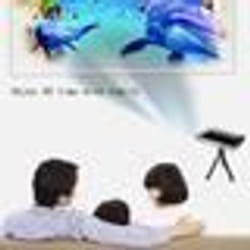 Mini Vidéoprojecteur Portable Full HD 1080P Android 5.1 DLP 2000 Lumens Noir YONIS