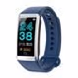 Bracelet Connecté IP67 Étanche Moniteur Santé Sommeil Notifications Multisport Bleu YONIS