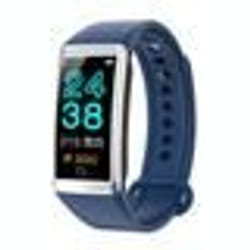 Bracelet Connecté IP67 Étanche Moniteur Santé Sommeil Notifications Multisport Bleu YONIS