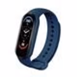 Bracelet Connecté Sportif: Suivi Cardiaque Sommeil Rappel Sédentarité Charge Magnétique Bleu YONIS