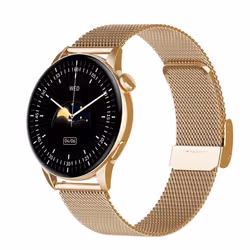 Montre Connectée Femme AMOLED 1.3 NFC Sports Santé Sommeil Charge Rapide Waterproof YONIS