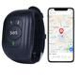 Montres GPS 4G SOS Traceur pour Sénior Suivi Santé Et Sécurité Noir YONIS