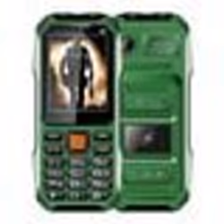 Téléphone Incassable 4G Étanche Antichoc Batterie 6800mAh Dual SIM 2.4 Pouces LED FM SOS Vert YONIS