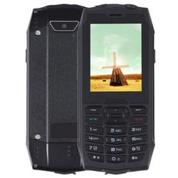 Téléphone Incassable Étanche Antichoc 2.8 Pouces Batterie 2000mAh Dual SIM Noir YONIS