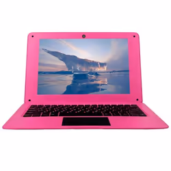 Ordinateur Portable 10.1 Pouces Android 12 2GB+16GB IPS Écran Bluetooth WiFi Rose Rose YONIS