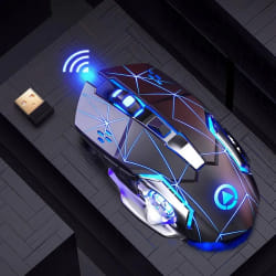 Souris Gaming Silencieuse Rechargeable