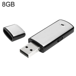 Micro Espion 8GB Enregistreur Vocal Portable Rechargeable Haute Qualité Noir YONIS