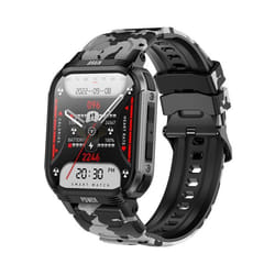 Montre Connectée Écran TFT 1.85 Pouces Appels Bluetooth Cardiofréquencemètre IP67 Noir 2 YONIS