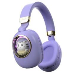YONIS Casque Audio Enfant - Violet