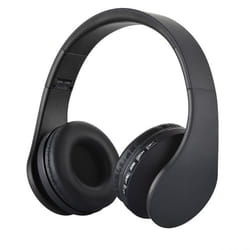 Casque Audio Bluetooth Pliable Sans Fil Avec Radio FM Et Lecteur MP3 Rouge Noir YONIS
