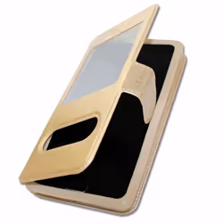 Etui Housse Folio - Archos - Oxygen 63 - Or gold - Éco cuir - Extra Slim