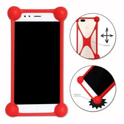 Coque Bumper - Logicom - Le Spark - Antichoc - Silicone - Rouge