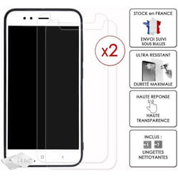 Film de protection décran - Konrow - Easy 55 - Verre trempé - Ultra résistant - Pack de 2