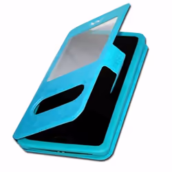 Housse - Alcatel - 1S 2020 - Bleu Turquoise - Simili cuir - Fermeture magnétique