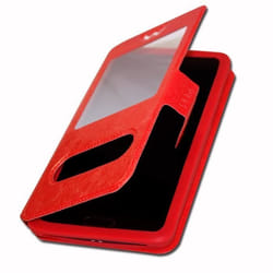 Housse - Blackview - A80 Plus - Rouge - Simili cuir - Finesse et légèreté