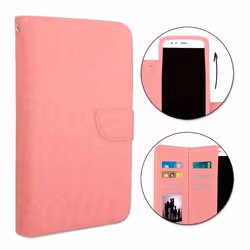 Housse pour smartphone - Xiaomi - Redmi Note 9T - Éco-cuir - Rose - Semi-rigide