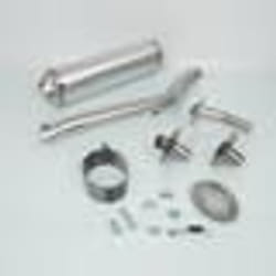 Silencieux échappement Leovince X3 pour moto Suzuki 400 DRZ SM 2001 à  2008