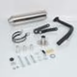 Pot d échappement Leovince pour Scooter Peugeot 50 Kisbee 4T 2010 à  2020 7470 / QM50QT-6 / 139QMB