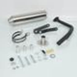 Pot d échappement Leovince pour Scooter Peugeot 50 Kisbee 4T 2010 à  2020 7470 / QM50QT-6 / 139QMB