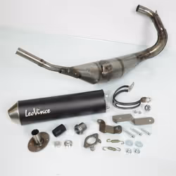 Pot d échappement Leovince pour Moto Derbi 50 Senda Drd X-Treme 2004 à 2017 3408BN /HM V6 noir passage bas Neuf