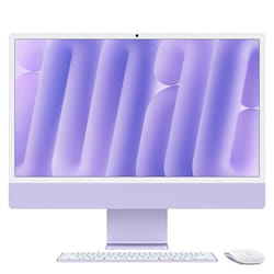 iMac Apple iMac 24 écran rétina 45K 512 Go SSD 16 Go RAM Puce M4 CPU 10 cœurs GPU 10 cœurs Mauve
