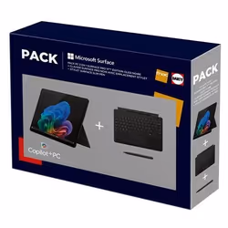 Pack PC 2 en 1 Microsoft Surface Pro 11ème Edition 13" Ecran tactile Qualcomm Snapdragon® X Elite 16 Go RAM 512 Go SSD Noir + ...