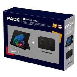 Pack PC 2 en 1 Microsoft Surface Pro 11ème Edition 13" Ecran tactile Qualcomm Snapdragon® X Elite 16 Go RAM 512 Go SSD Noir + - TU